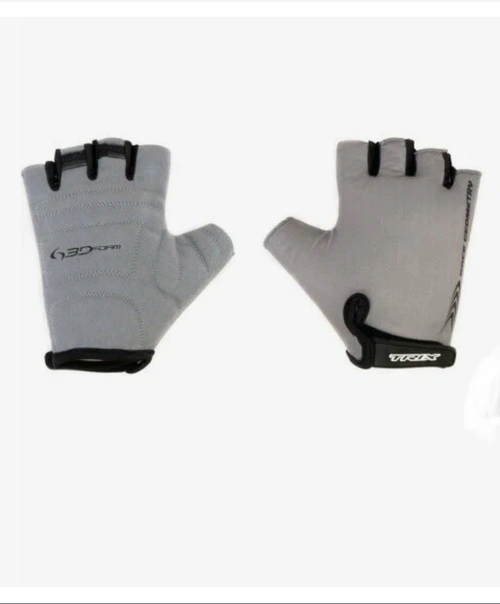 Перчатки TRIX nw  мужские, L, коротк. пальцы, гелев. вставки, дышащая лайкра/искусств. замша, серые