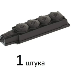 NE-AD Колодка каучуковая четверная (4 гнезда), 1 штука