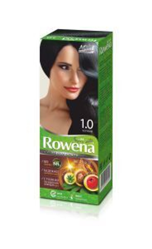Acme-Color «ROWENA SOFT SILK» Стойкая Крем-Краска для волос, тон 1.0 без аммиака (Черный) 115 мл
