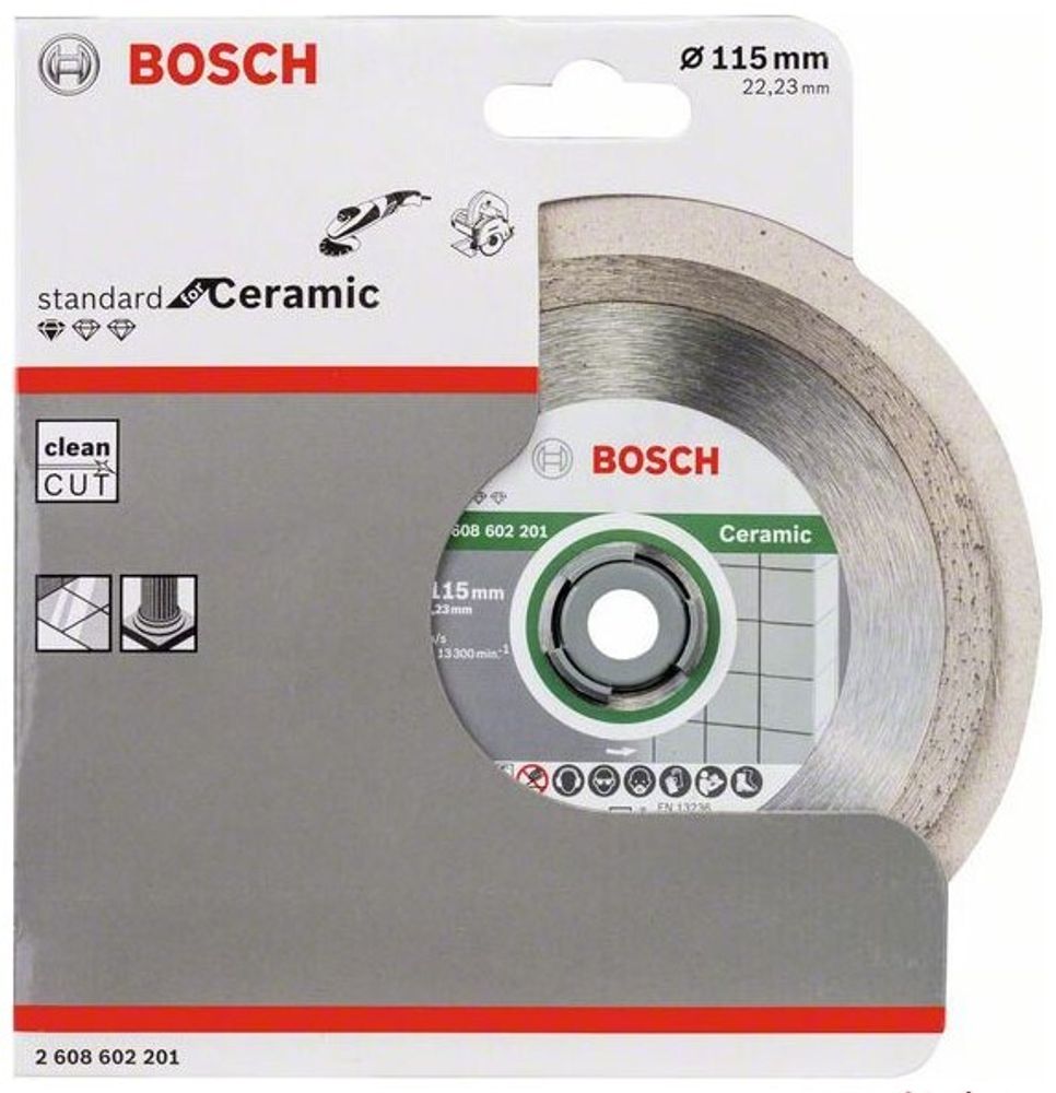 Алмазный диск BOSCH Standard for Ceramic115-22,23