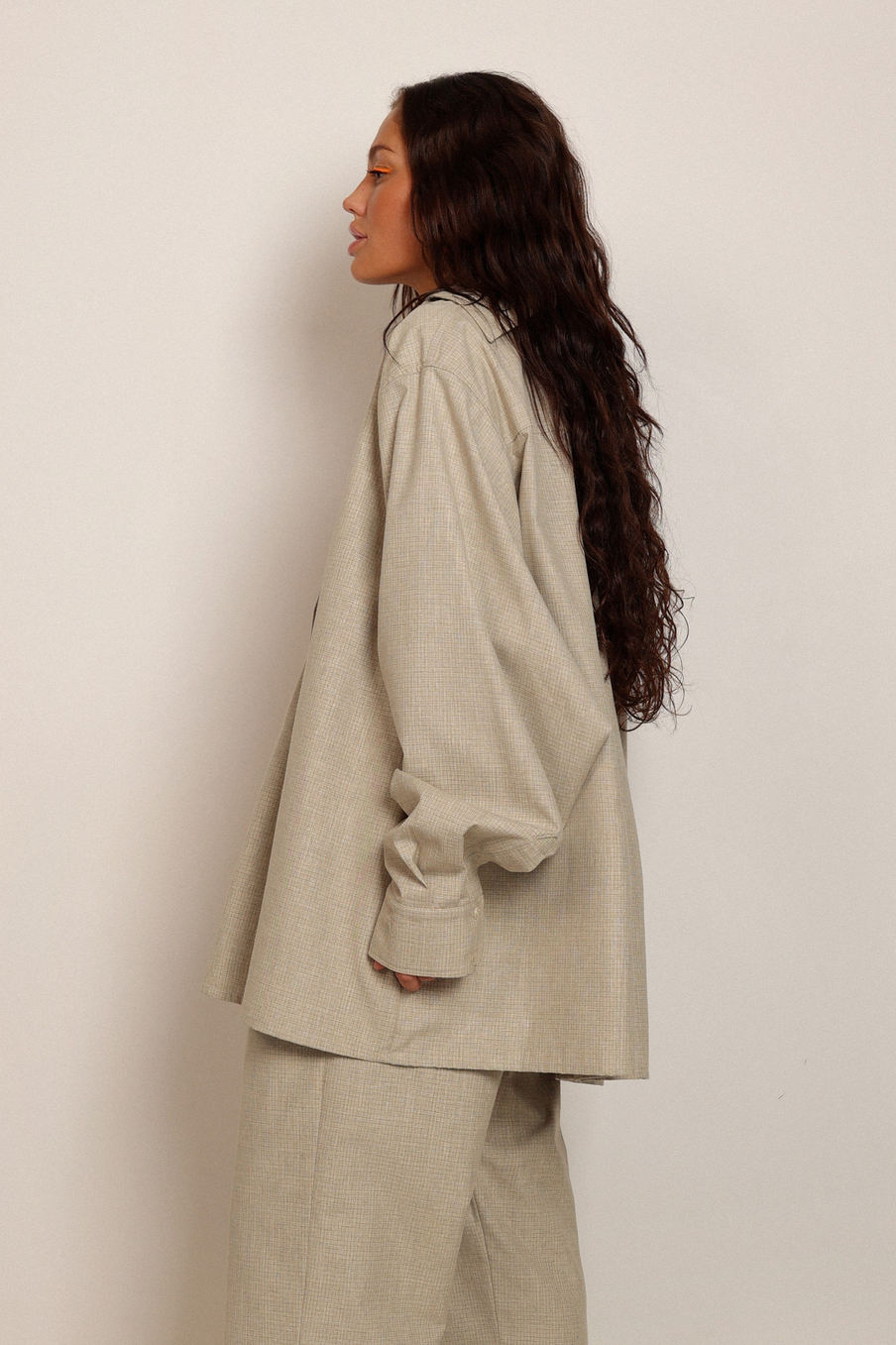 Рубашка с вышивкой из хлопка