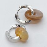 Швензы-кольца с позолотой, размер 20*3,3 мм, цена за пару