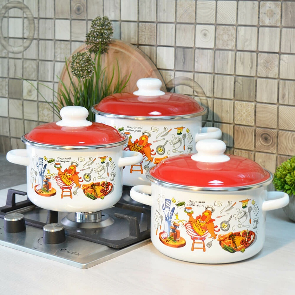 Набор кастрюль "Завтрак" №02