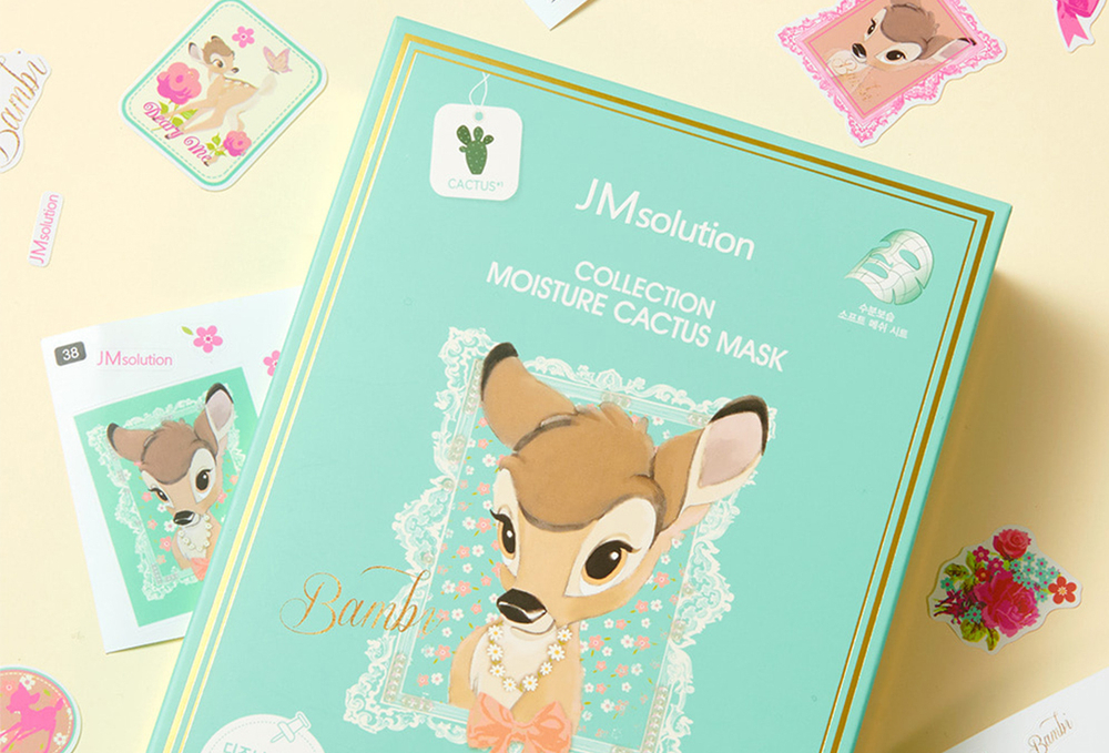 JMSOLUTION Увлажняющая тканевая маска в новом дизайне С ЭКСТРАКТОМ КАКТУСА Collection Moisture Cactus Mask (30 мл)