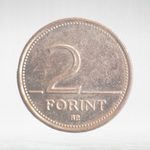 Hungary, 2 Forint, 2000, VF