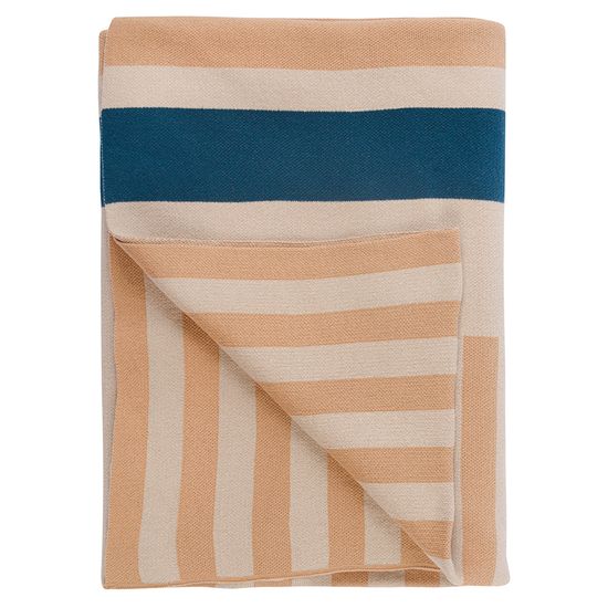 Плед из хлопка с рисунком tulip garden из коллекции terra, 130х180 см