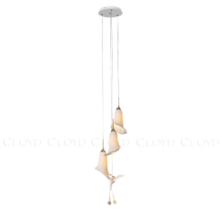 Подвесной светильник Cloyd OSANNA P3 / Ø28 см - керамика - белый (арт.11888)