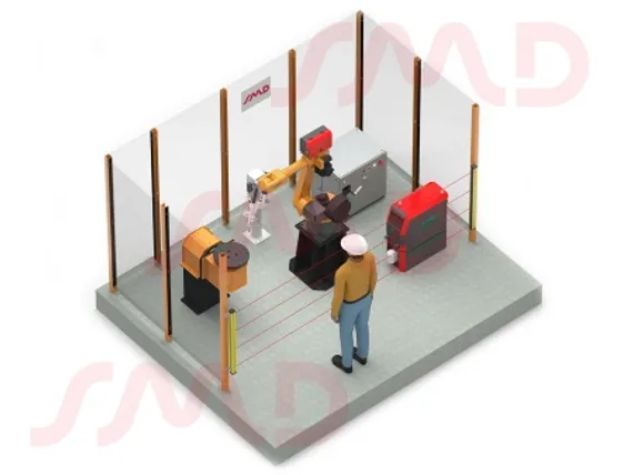 Роботизированный сварочный комплекс GSX с двухосевым позиционером Robaxis