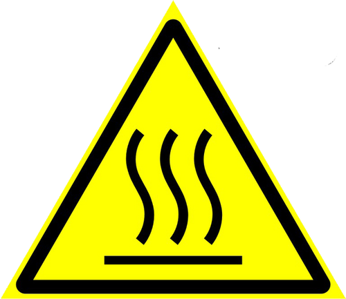 W26 "Осторожно. Горячая поверхность"