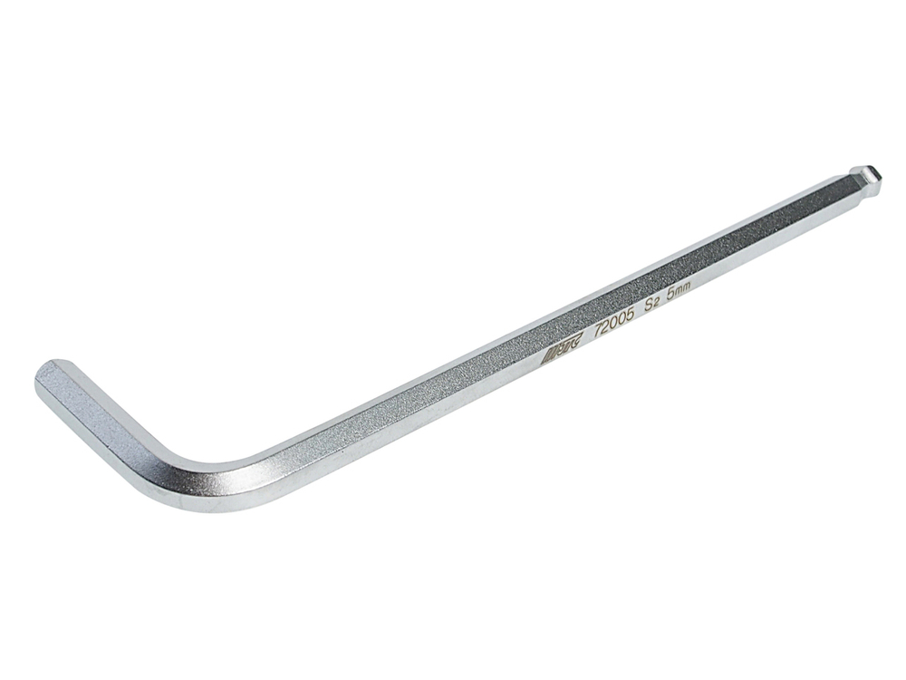 Ключ шестигранный Г-образный 5мм HEX шаровый L=115мм JTC