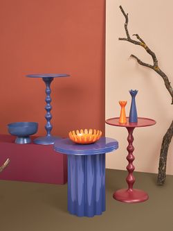 Столик приставной Fluid, Ø38 см, сумерки