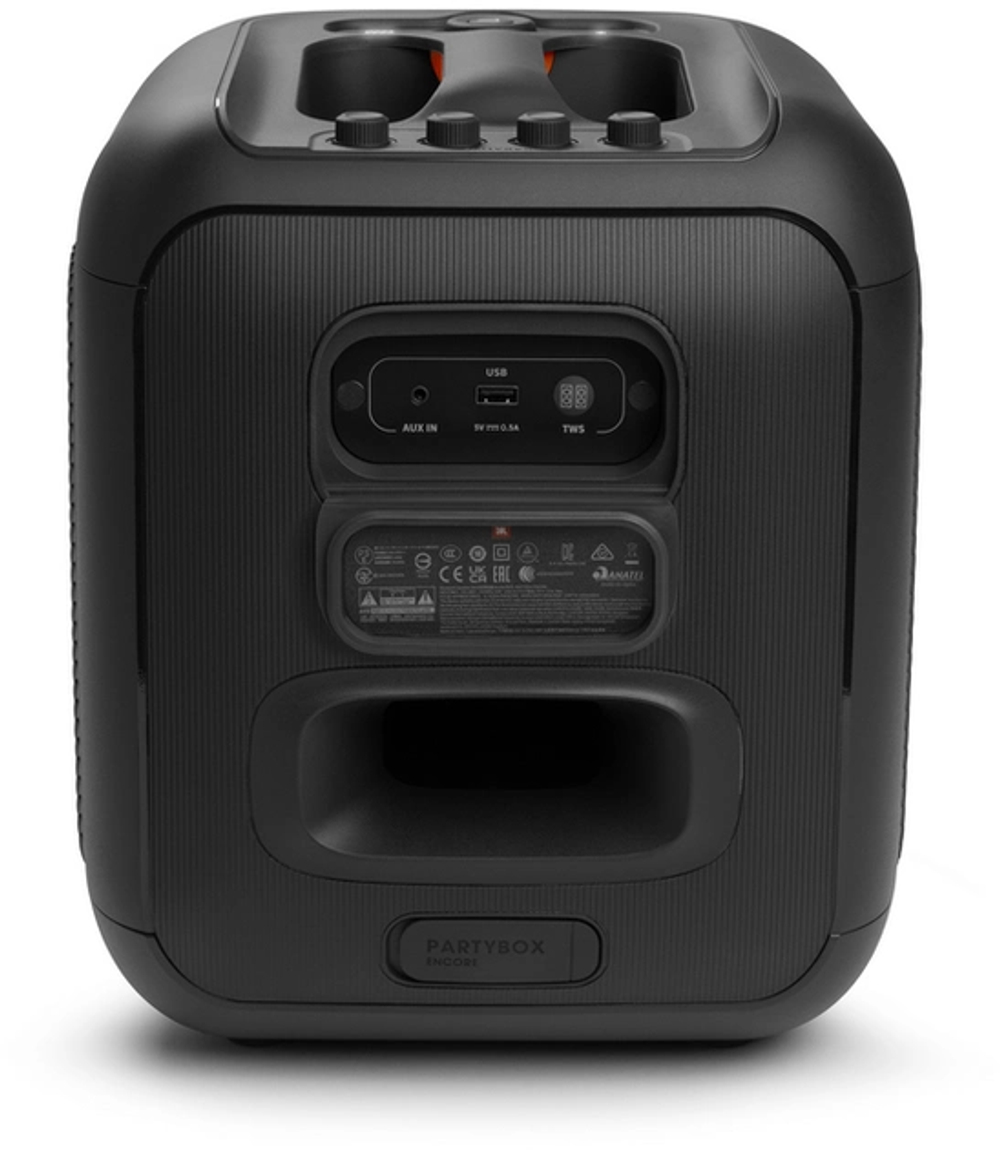Портативная акустика JBL PARTY BOX ENCORE WITH MICROPHONE 100W (JBLPBENCORE1MICUK)