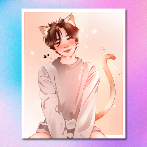 Арт принт / art.lior / BTS / Чимин #2