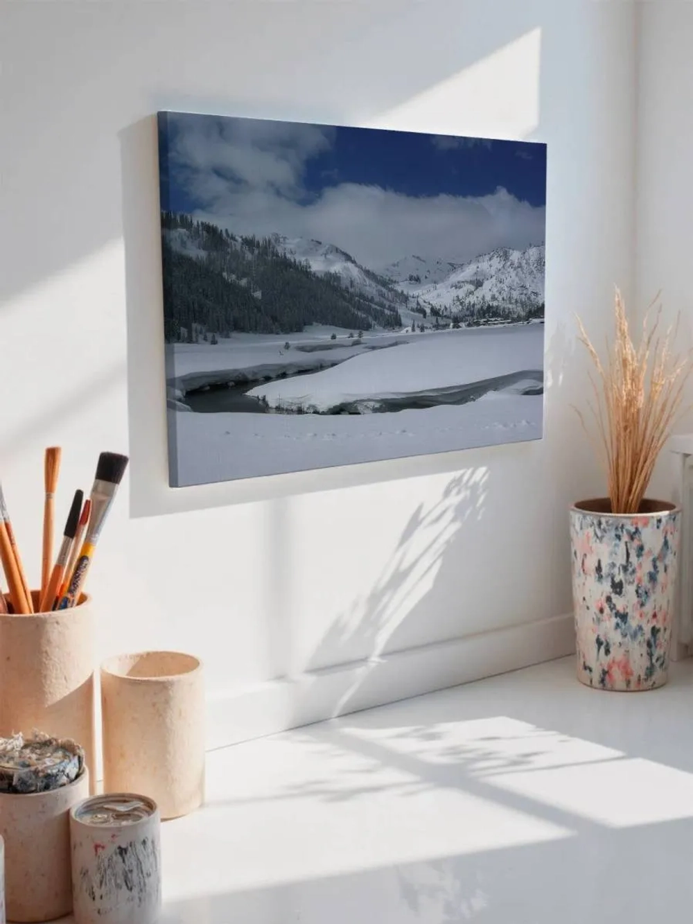 Картина на стену 40 X 50 Зимний пейзаж