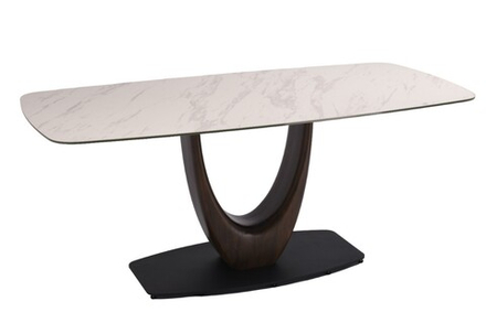 Стол обеденный Ist Casa Римини, 200х110х76 см, белая керамика