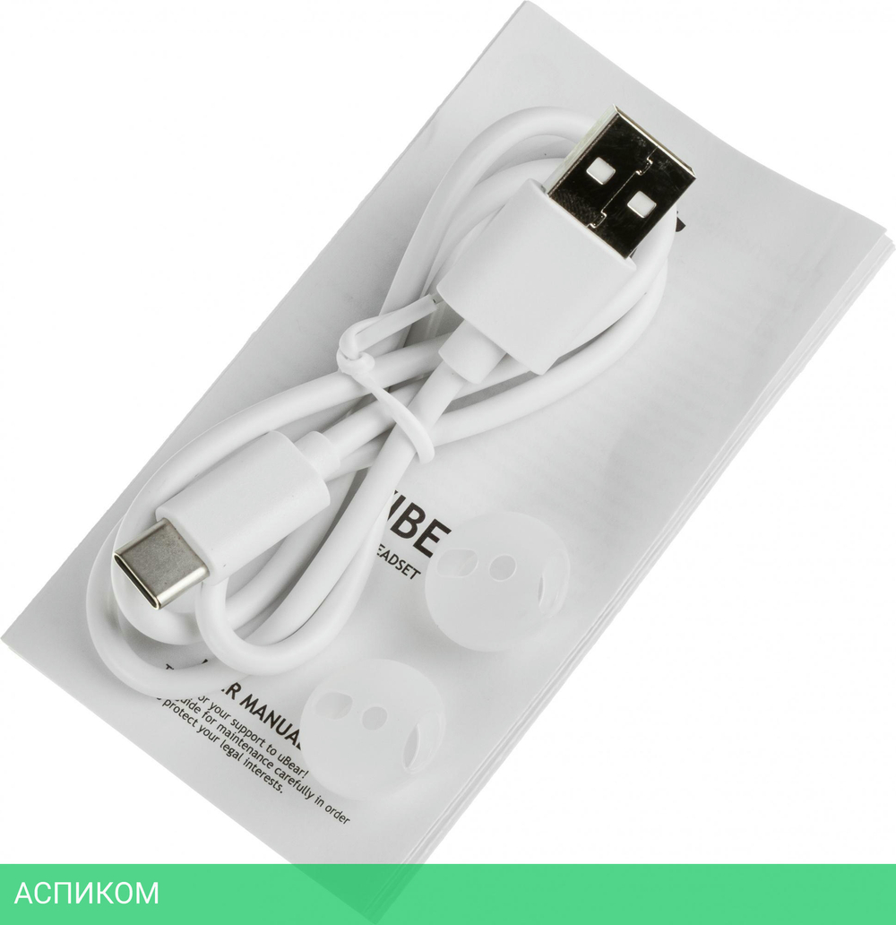 Наушники uBear Vibe белый (TW03WH01-BD)