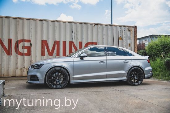 Сплиттеры накладок на пороги для AUDI A3 8V S-Line / S3 8V Sedan (13-...)