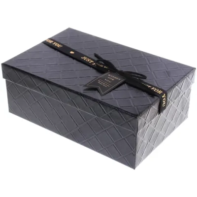 Коробка подарочная «Лучшие моменты» 21*14*8 см, Черный