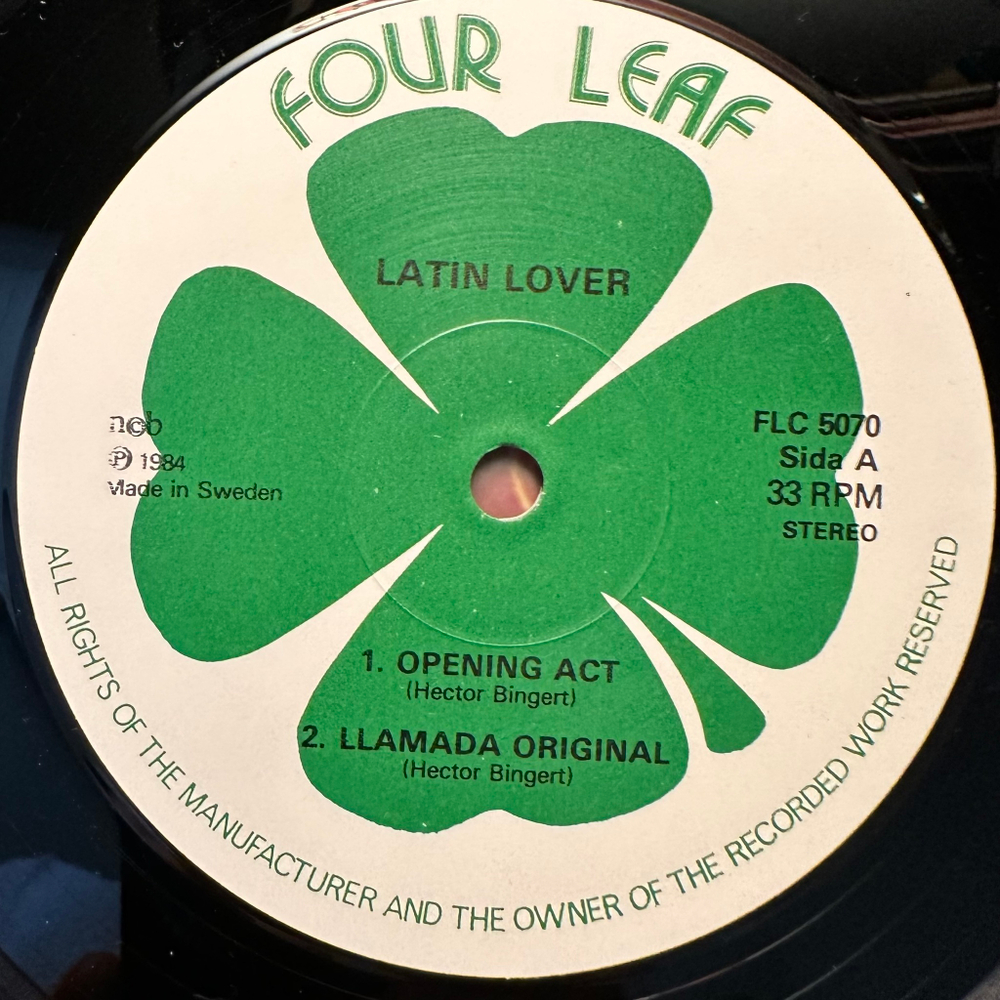 Latin Lover- Live At Stockholm Jazz & Blues Festival (Швеция 1984г.)