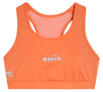 Теннисный бюстгальтер Diadora l.Medium Bra W - vermillion orange