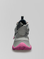 Кроссовки GG135-1 комбинированные с сеточкой на массивной подошве