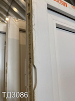 Дверь пластиковая входная Б/У 2040(в) x 850(ш)