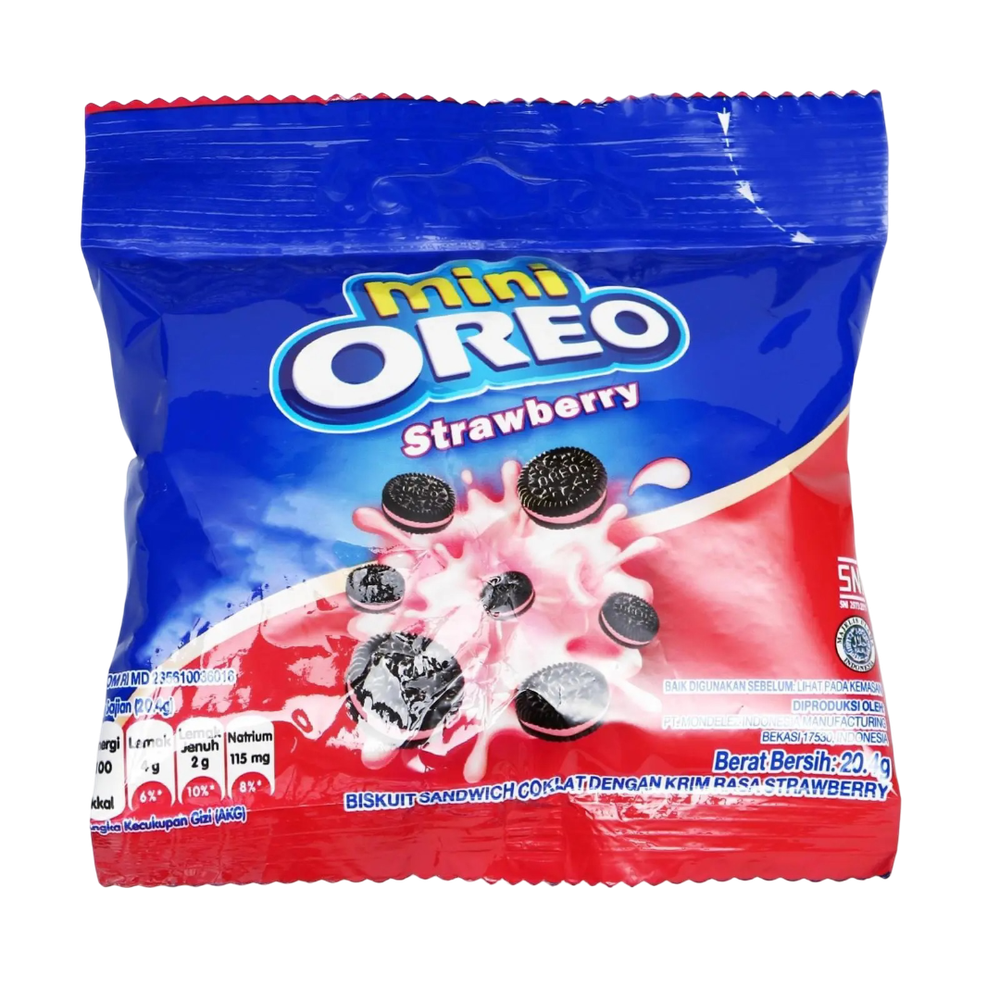 Печенье Oreo Mini Strawberry, 20,4 г