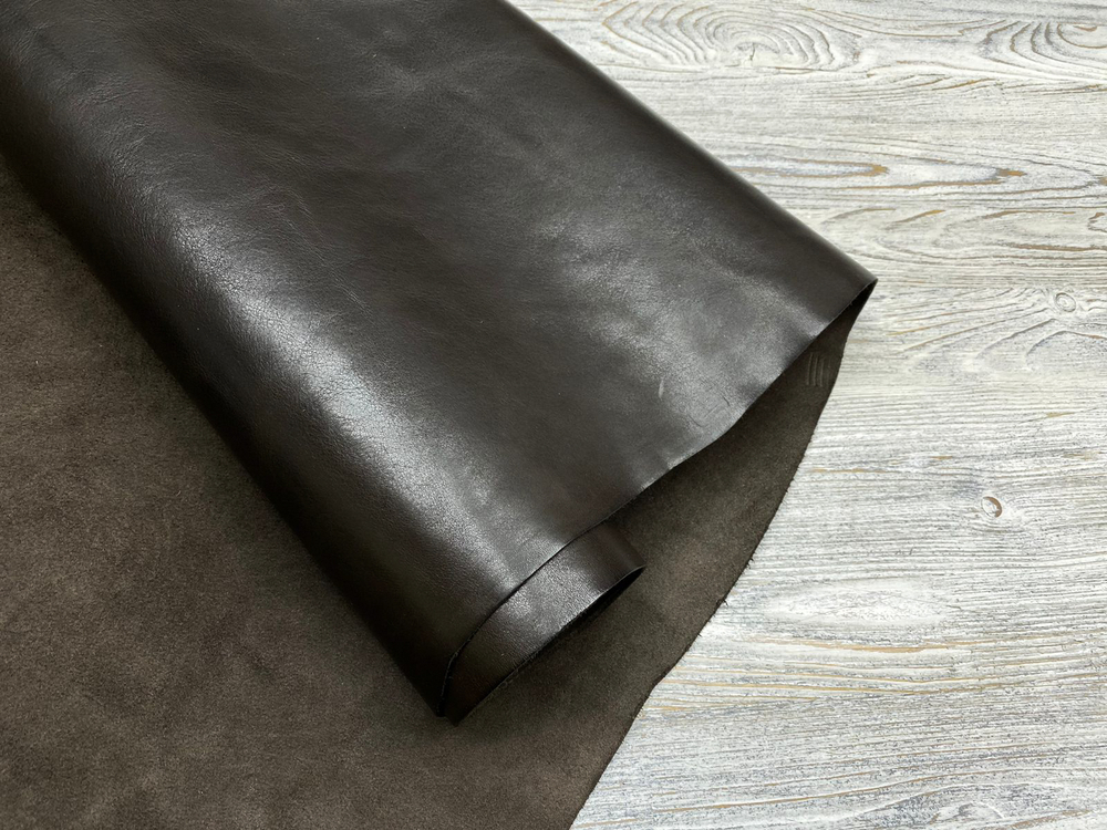 Juppiter Dark Brown (1,3-1,5 мм), цв. Коричневый, натуральная кожа