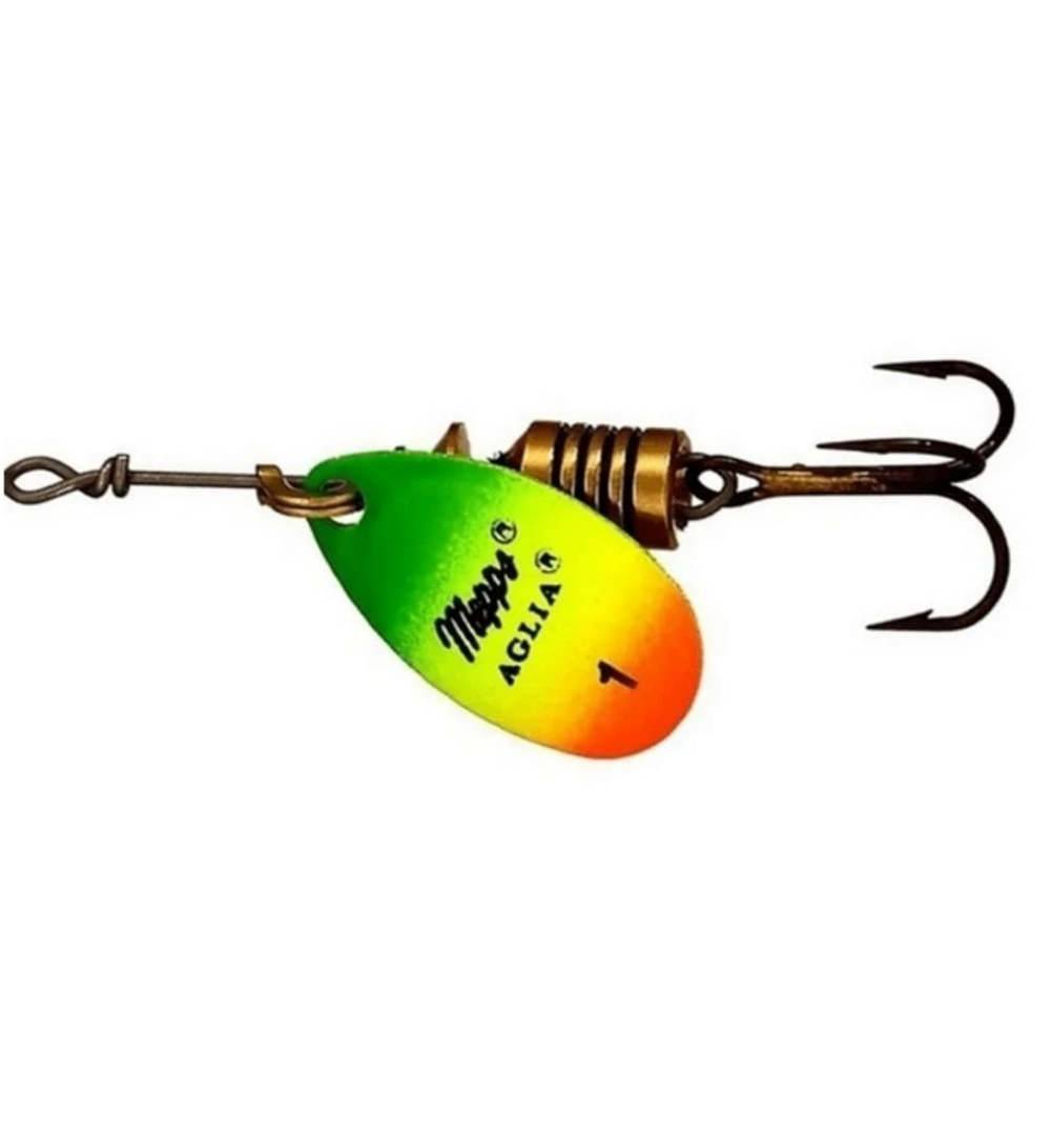 Блесна Mepps Aglia Fluo Tiger №1 3.5г