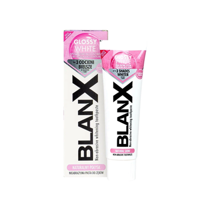 Зубная паста BlanX Glossy White глянцевый блеск эмали, 75 мл
