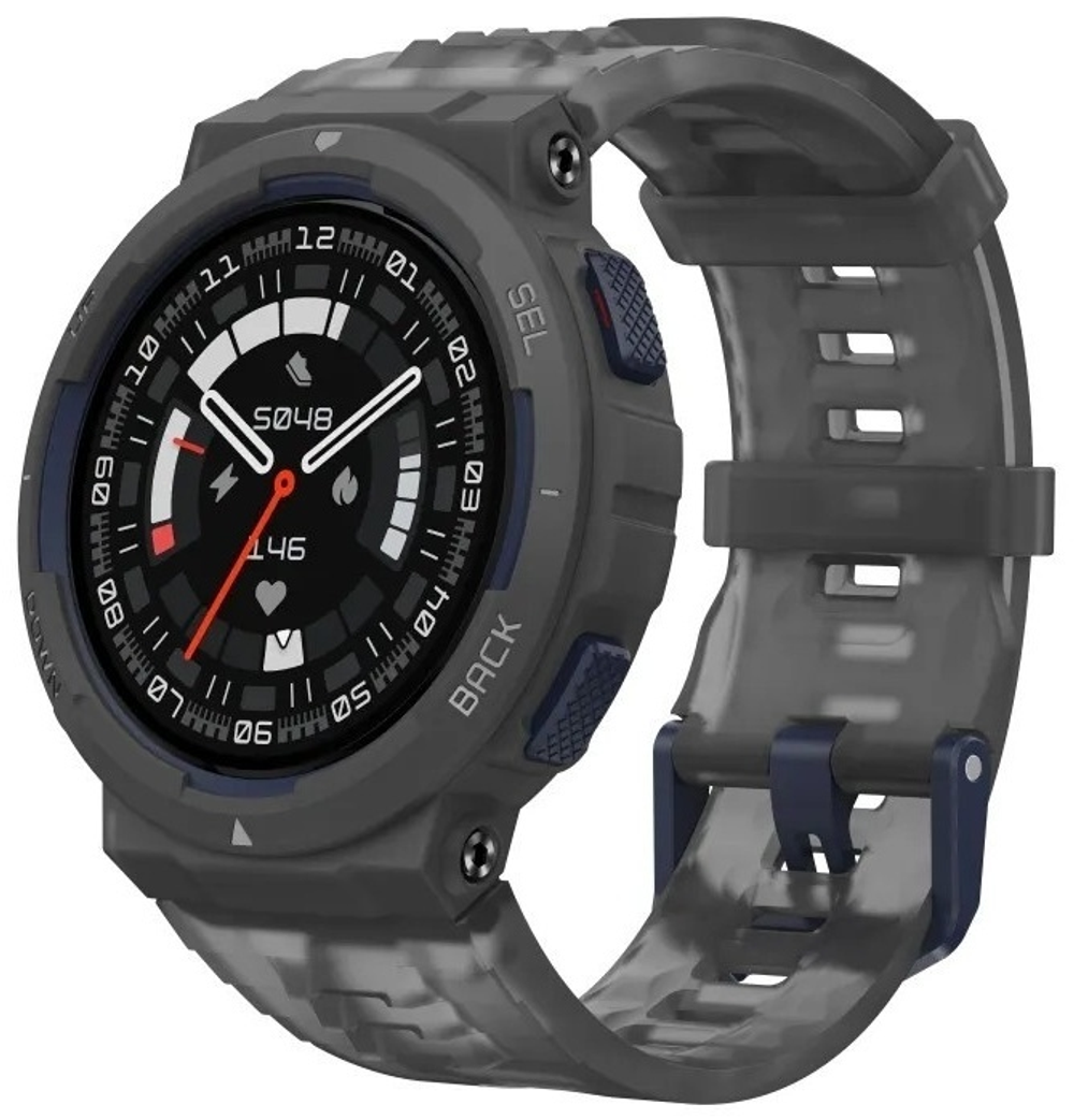 Смарт-часы Amazfit Active Edge 33.5 мм серый-серый