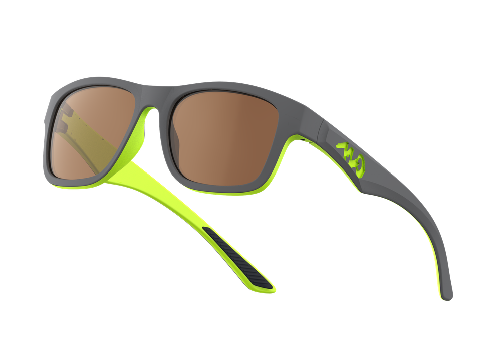 Спортивные очки 720armour Fabio / Matte Amherst Grey / Matte Neon Lime Yellow Temple / HC Brown Copper Lens
