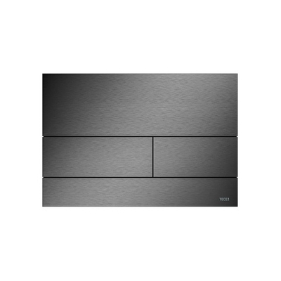 Кнопка смыва TECEsquare 9240836 с двумя клавишами, сатин черный хром