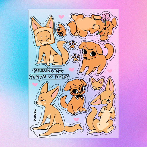 Стикерпак / инок. / STRAY KIDS / SeunGin