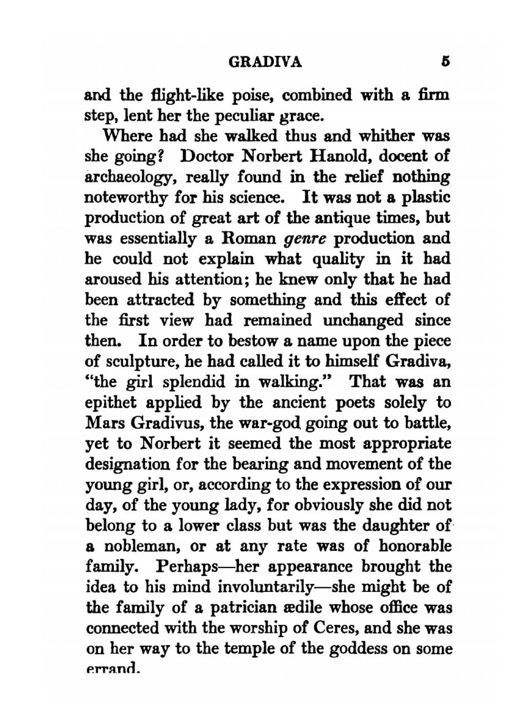 Gradiva. A Pompeiian Fancy | Wilhelm Jensen