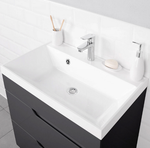 Комплект тумба Sky 60 (600х450х560) с раковиной Clarissa 60 Графит