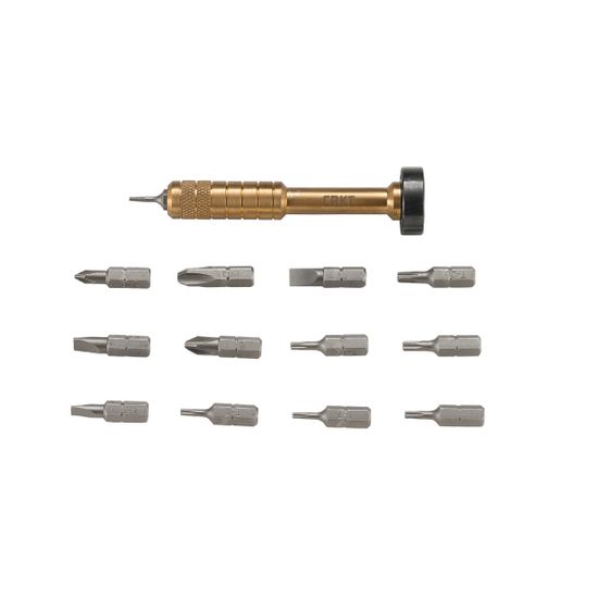 Набор бит CRKT 9911 Hex Bit Driver Leather Tool Roll