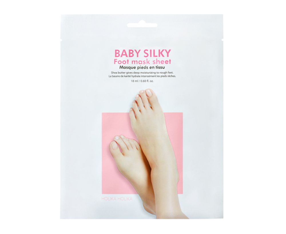 Маска-носочки для ног HOLIKA HOLIKA Baby Silky Foot Mask Sheet