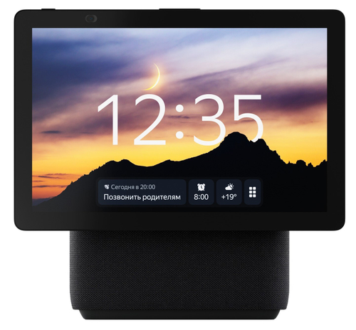 Умная колонка Яндекс Станция с Алисой Дуо Макс  Black с  Zigbee