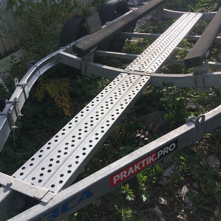 Трап для прицепа МЗСА 81771D.101-E.101 /цинк/ (короткая секция 1220 мм)