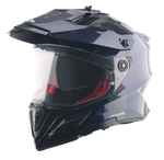 Шлем AXOR X-CROSS DUAL VISOR SC, с визором, цвет синий (L)