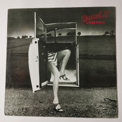 Винтажная виниловая пластинка LP Brand X Livestock (Germany 1977)