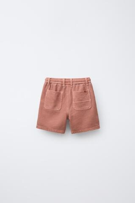 ZARA БЕРМУДЫ STANDARD SOFT TOUCH, ЧЕРЕПИЧНЫЙ