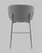 Полубарный стул Blaze 60 см, серый велюр, серые ножки