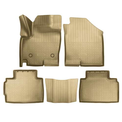 Ковры в салон Norplast/Unidec для BAIC Beijing Senova X55 (2020-) Полиуретан, Бежевый, арт.NPA11-C08-860-B