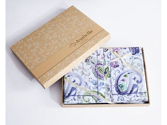 Постельное белье Египетский хлопок  Asabella 2055 Premium