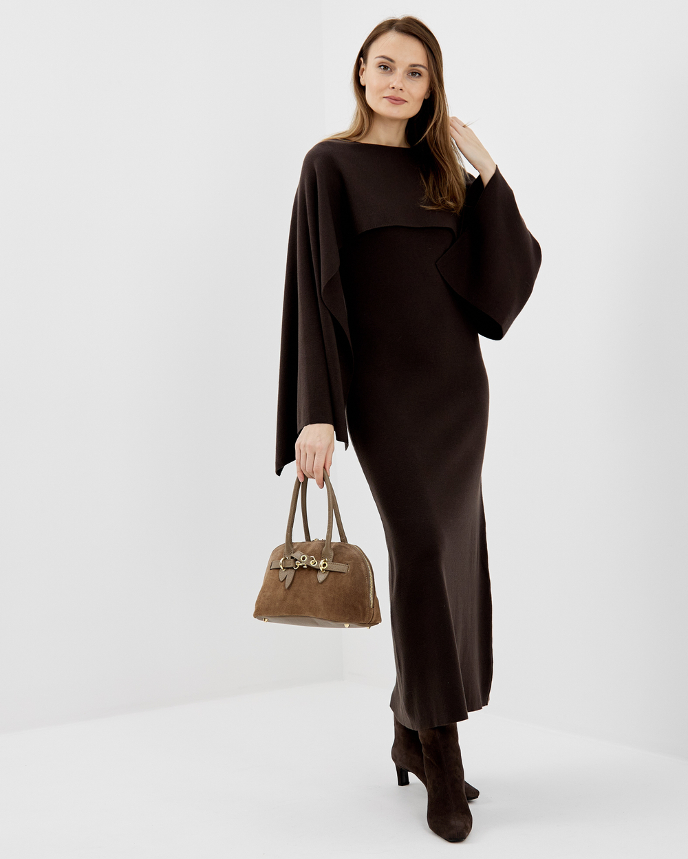 Сумка 579 15 тауп темный