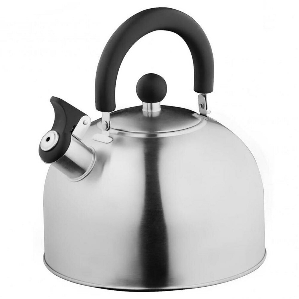 Чайник 3,2л нерж со свистком, без упаковки