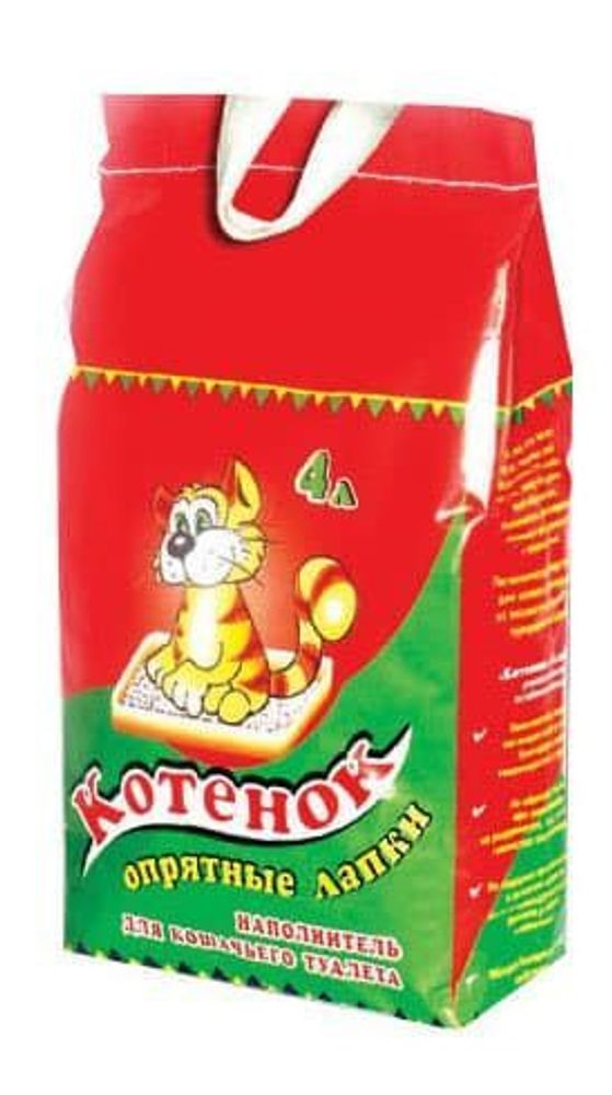 НАПОЛНИТЕЛЬ &quot;КОТЕНОК ОПРЯТНЫЕ ЛАПКИ&quot; 4л