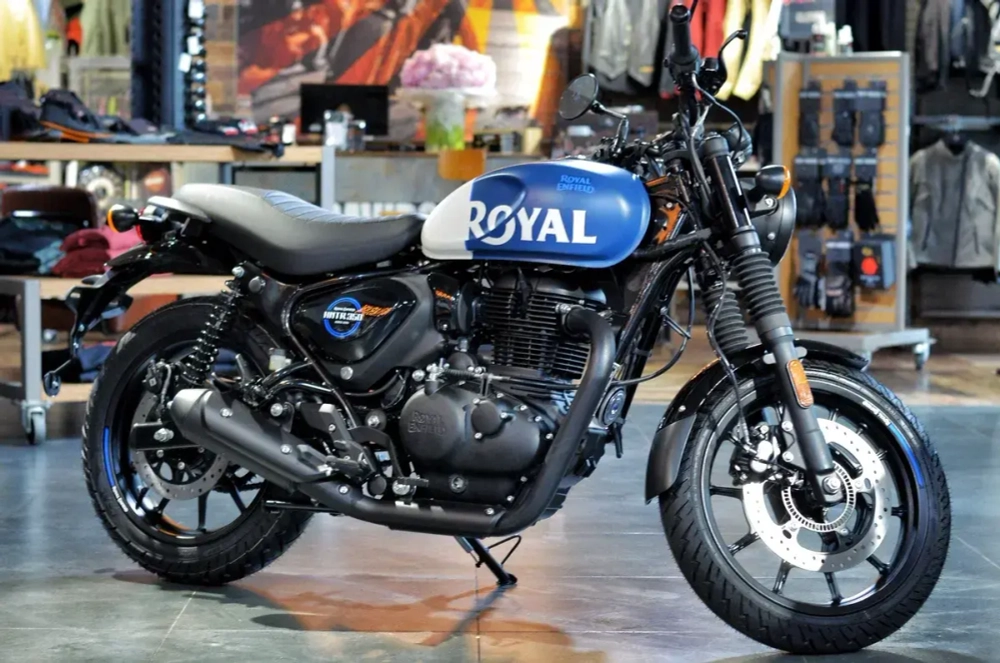 Royal Enfield Hunter 350 Rebel Blue, 2024